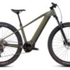 VTT Électrique Semi-Rigide Cube Reaction Hybrid Pro 800 Shimano Deore/Deore XT 12V 800 Wh 29'' Vert Dusty Olive 2025
