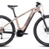 VTT Électrique Semi-Rigide Cube Reaction Hybrid Performance 625 Shimano Alivio 9V 625 Wh 27.5'' Marron Metallic